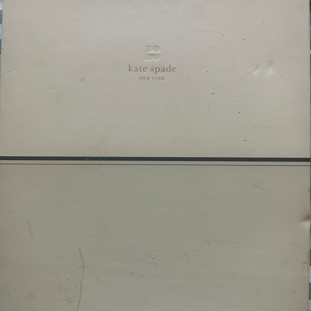 New Kate Spade Lenox Library Stripe 4x6 Silverplate Picture Frame Vintage Macy’s - Picture 4 of 5